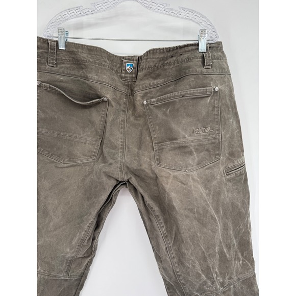 Kuhl RYDR Pants Mens 40 x 30 Grey Canvas Hike Climb Outdoors - Picture 6 of 8